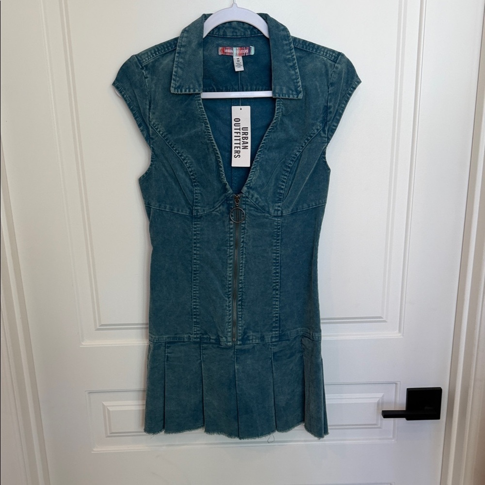 Urban Outfitters Blue Denim corduroy Mini Dress